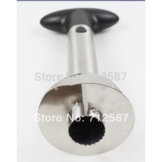 Découpeur d'Ananas - Inox - Trancheur et Videur - Métallique - Outil de Cuisine - Essentiel