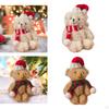 Weihnachten süße Plüsch Bär Puppe erröten Ornament Sammler Charme Dekoration für Wohnzimmer