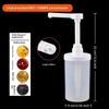 1Pcs Kitchen Honey Container 5-30Cc Liquid Dispenser With Scale Coffee Syrup Bee Drip Bottle With Hydraulic Pump And Nozzle Head