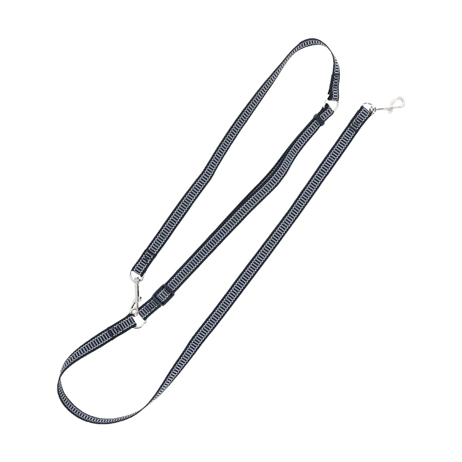 CAPTAIN STAG Dog Hands-Free Lead, Black (M)