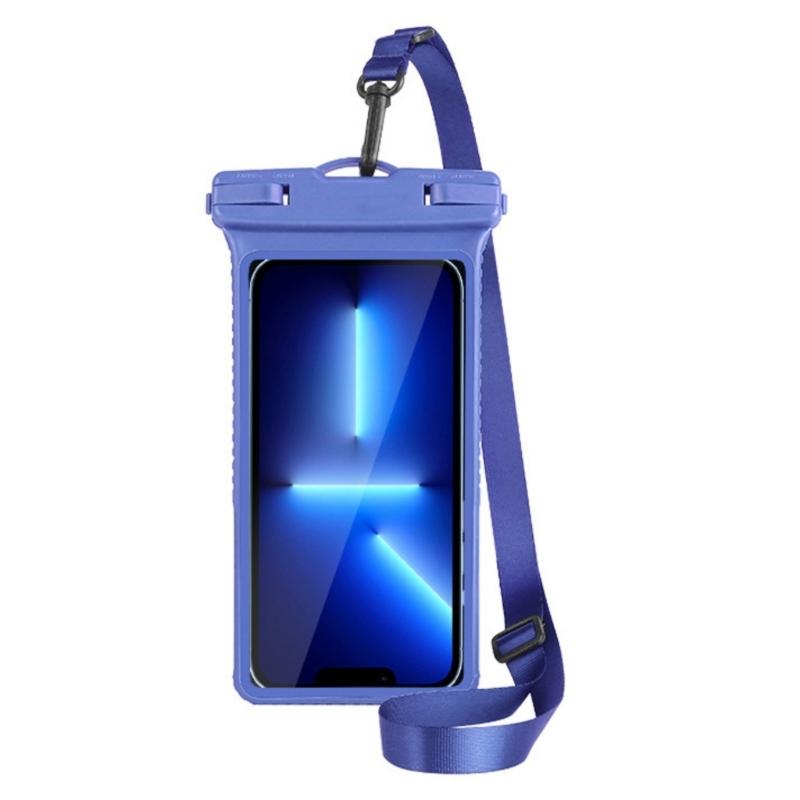 

Phone Case Waterproof and Touch Sensitive Sleeve For Smartphones Phones IPX8 3D Cellphone Dry Bag Optional Color фіолетовий