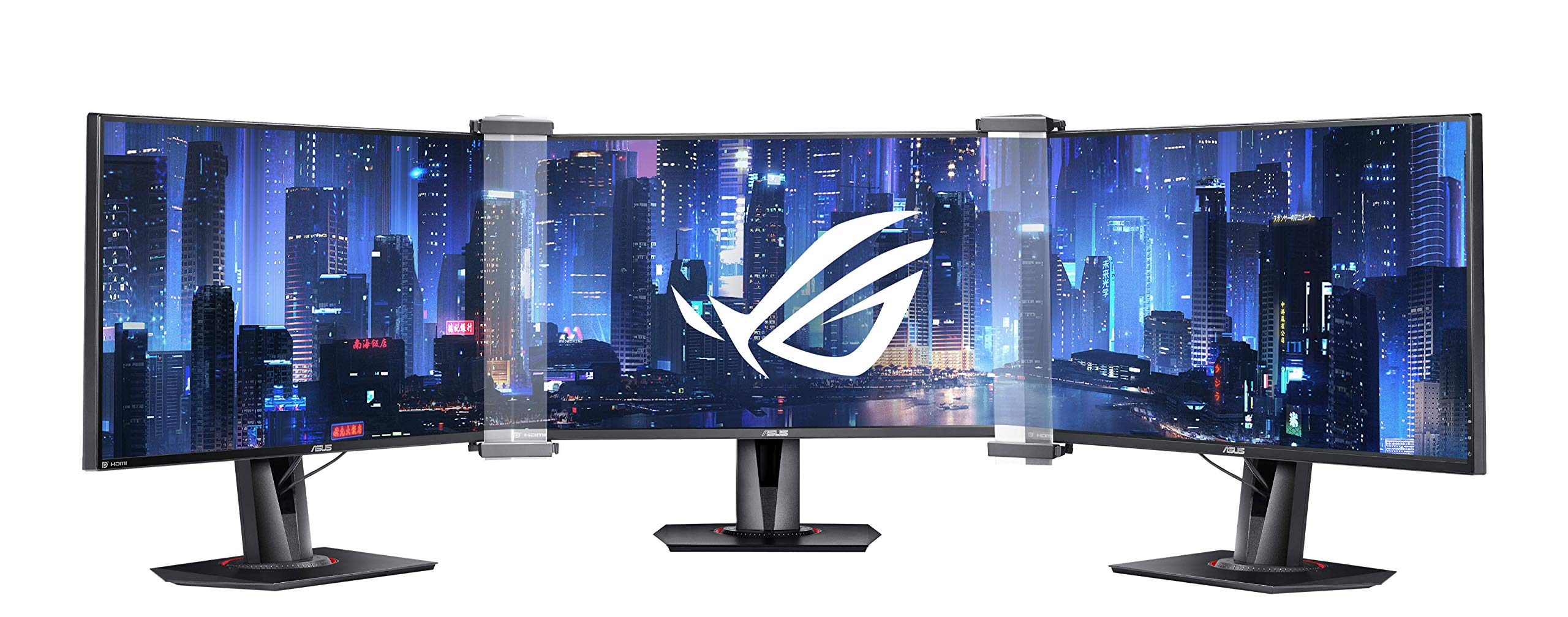 

Asus ROG Bezel Free Kit ABF01 Сумісний із плоскими моніторами 27 дюймів або менше 27 ширина рамки менше 13 і товщина дисплея 20 мм або більше