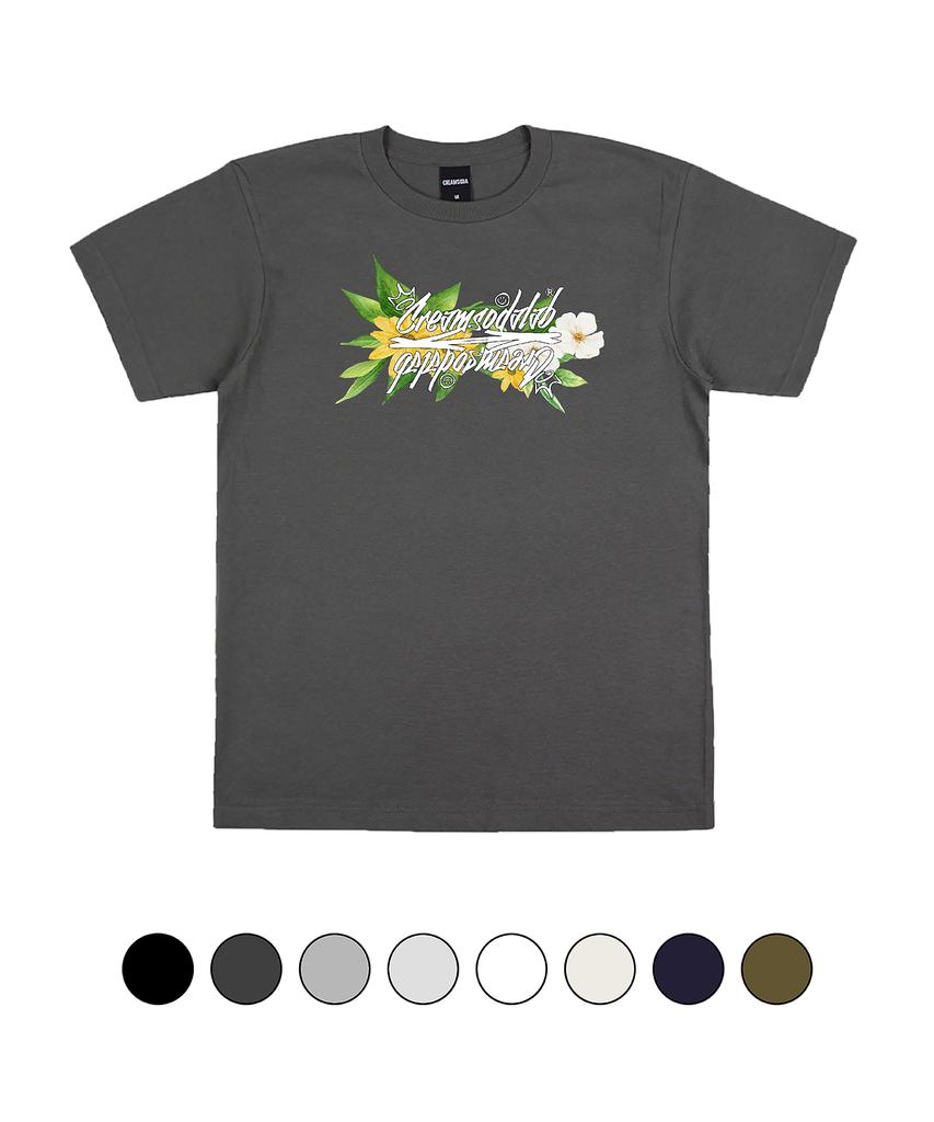 CREAM SODA LAB Crsdel Fantasy Flower Short Sleeve T-Shirt (Type B)
