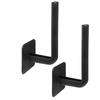 2PCS Wall Mounted Hook Water Proof Damp Proof User Friendly L Shaped Hat Hook For Bedroom Bathroom