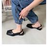 Summer Pleated Elastic Sandals Square Toe Fashion Women Slippers Women Deep Toe Sandals Women Designer Sandals