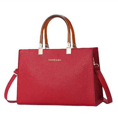 Bolsa feminina bolsa de ombro bolsa de couro PU bolsa feminina bolsa de ombro de grande capacidade