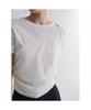 Layered Short Sleeve Pullover Ivory