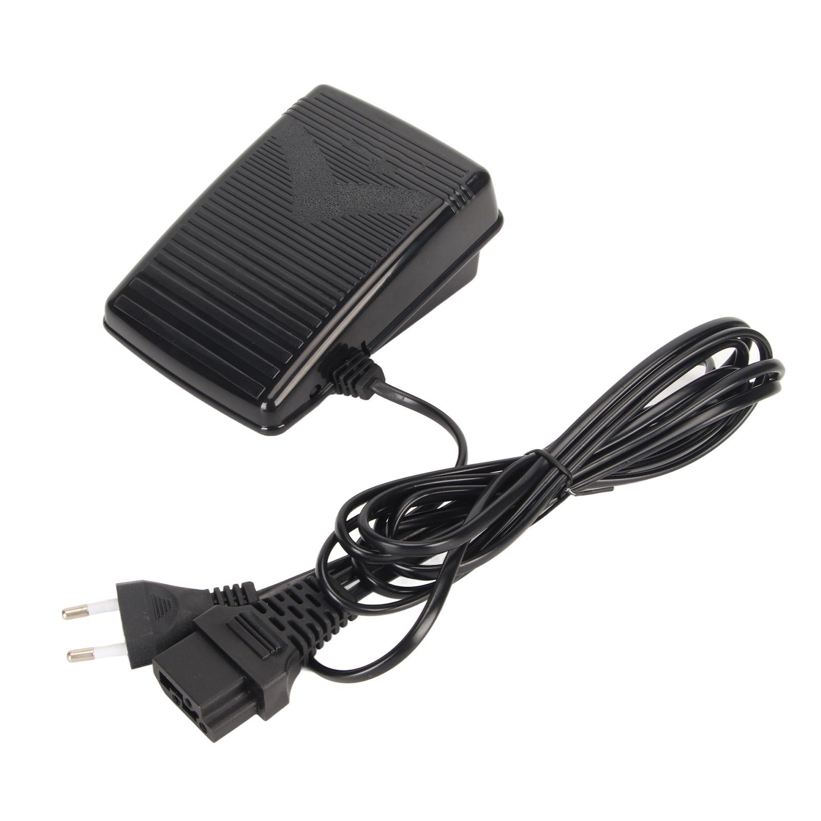 

Sewing Machine Foot Switch Slip Resistant Sewing Machine Pedal with 6.6ft Cable for Household EU Plug