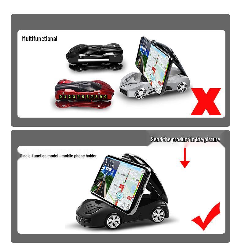 

Multifunctional Car Phone Holder with Suction Cup for Dashboard Mounting