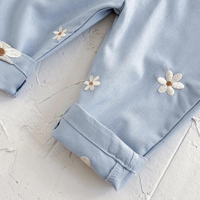 Summer Baby Rompers Fashion Embroidery Sleeveless Knitting Infant Kids Boys Girls Strap Jumpsuits