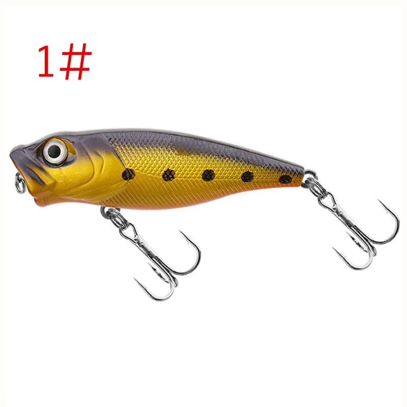 Popper Angelköder 7cm 8.5g Hartköder Künstlicher Topwater Barsch Forelle Hecht Wobbler Tackle Köder Mit