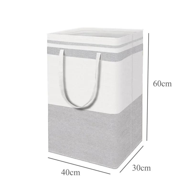 

Водонепроницаемая корзина для грязного белья Простой ящик для хранения большой вместимости Простая складная корзина для грязного белья Легко хранить Сумка для хранения