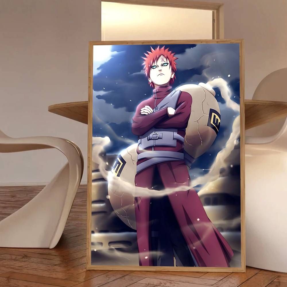 Cool Anime Character G-Gaara Posters HD Print Vintage Wall Art Decor for Home Study Room