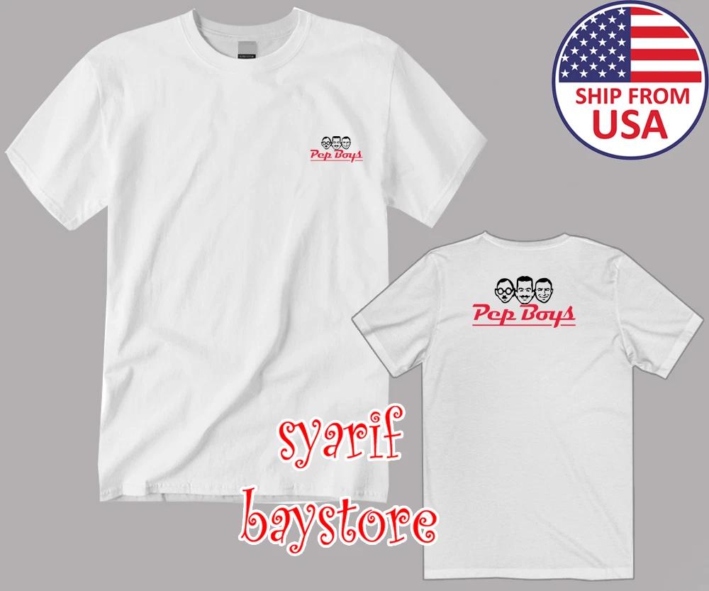 PEP BOYS Automotive Service Tires Store Men s White Size S to 5XL L