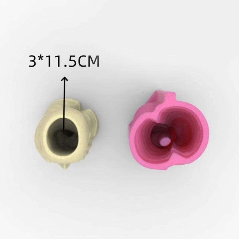 Flowerpot Moulds Vase Molds Portrait Shape Flowerpot Molds Epoxy Resin Mold Pen Storage Holder Molds for Crafting