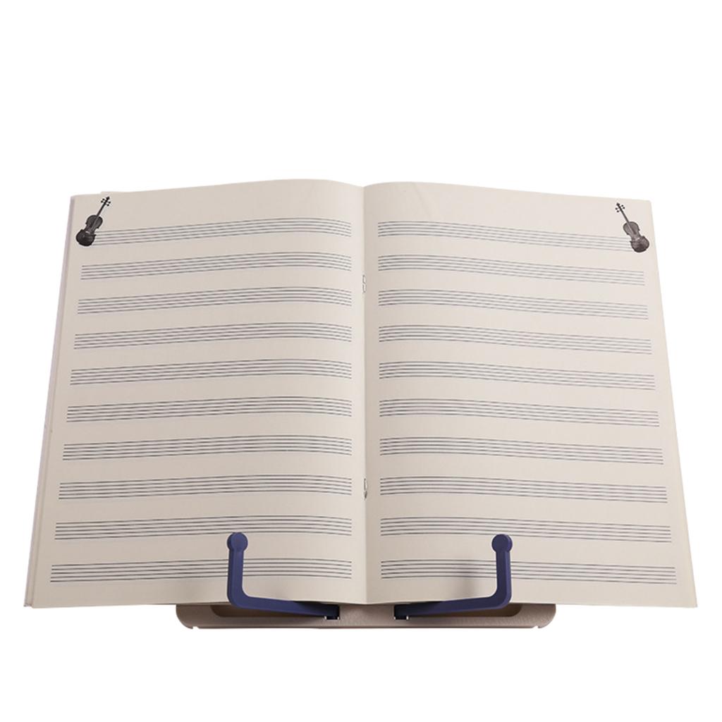Book Stand Reading in Bed Laptop Reading Holder with Page Paper Clips for Reading Hands Free Portable Reading Book Shelf