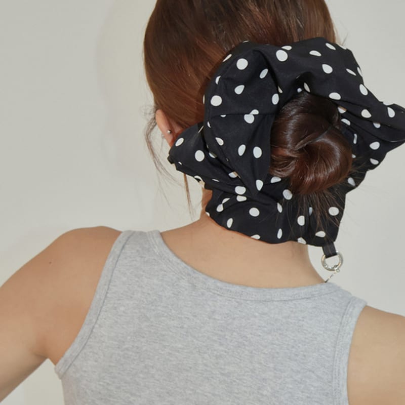ASURA DOT SCRUNCH (BLACK)