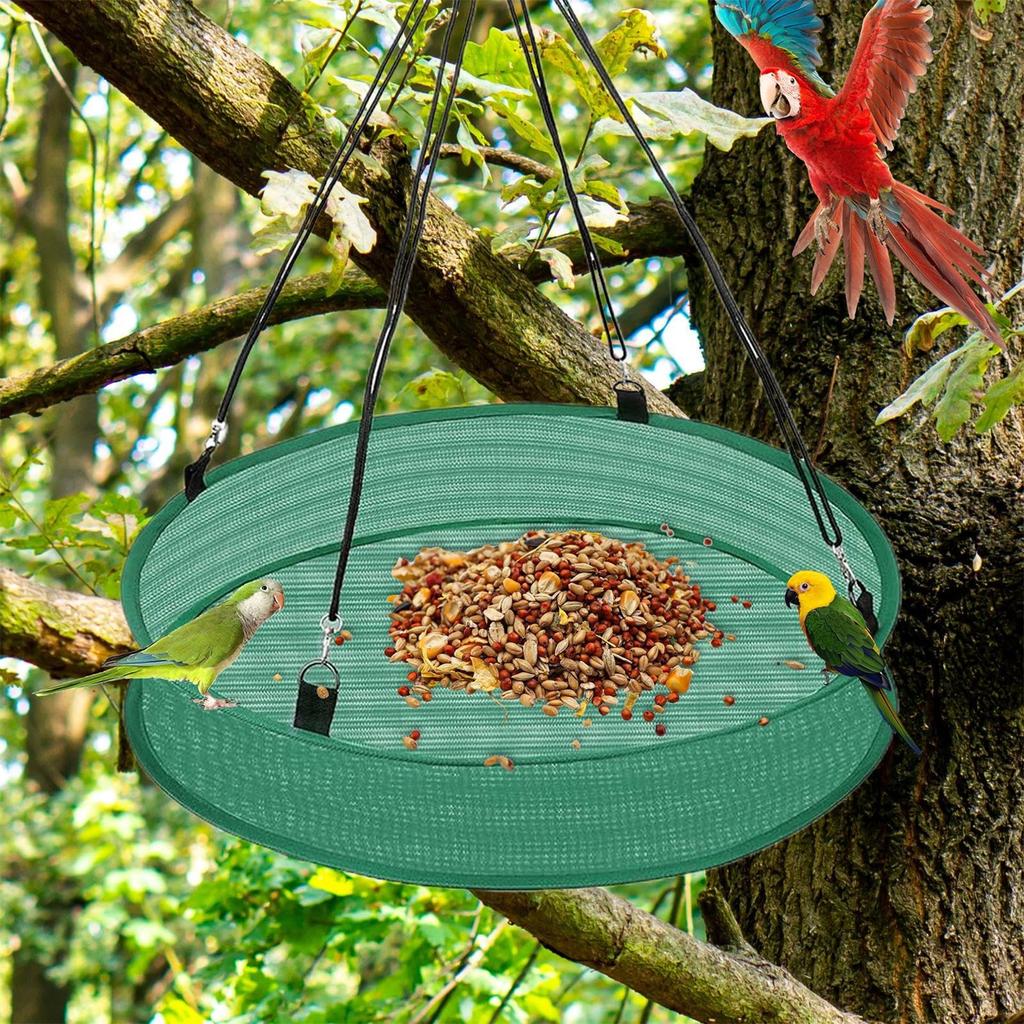 Bird Feeder For Hanging Bird Feeder With Collection Tray, Bird Feeder For Bird Feeders,for Garden And Yard