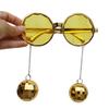 DiscoHippie Sunglasses Vintage Round 70s 80s Styles Circle Sunglasses Eyewear for Men Women Costumes Parties Gifts