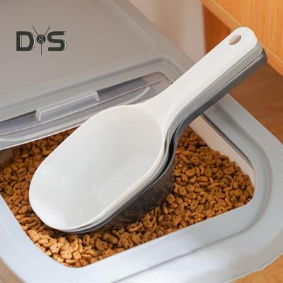 3Pcs Pet Food Scoop with Measuring Line Plastic Food Spoons for Dogs Cats Birds Rabbits Kitchen Ice Scoop Sugar Coffee Beans Spoon