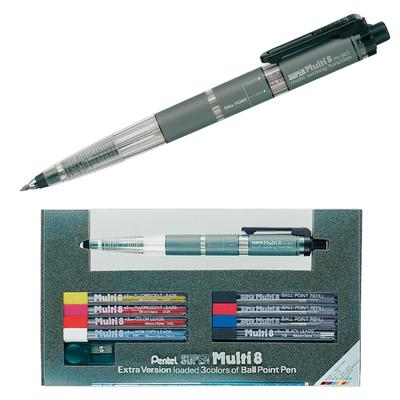 Set Matita Meccanica Pentel Super Multi PH803ST 8 Pezzi