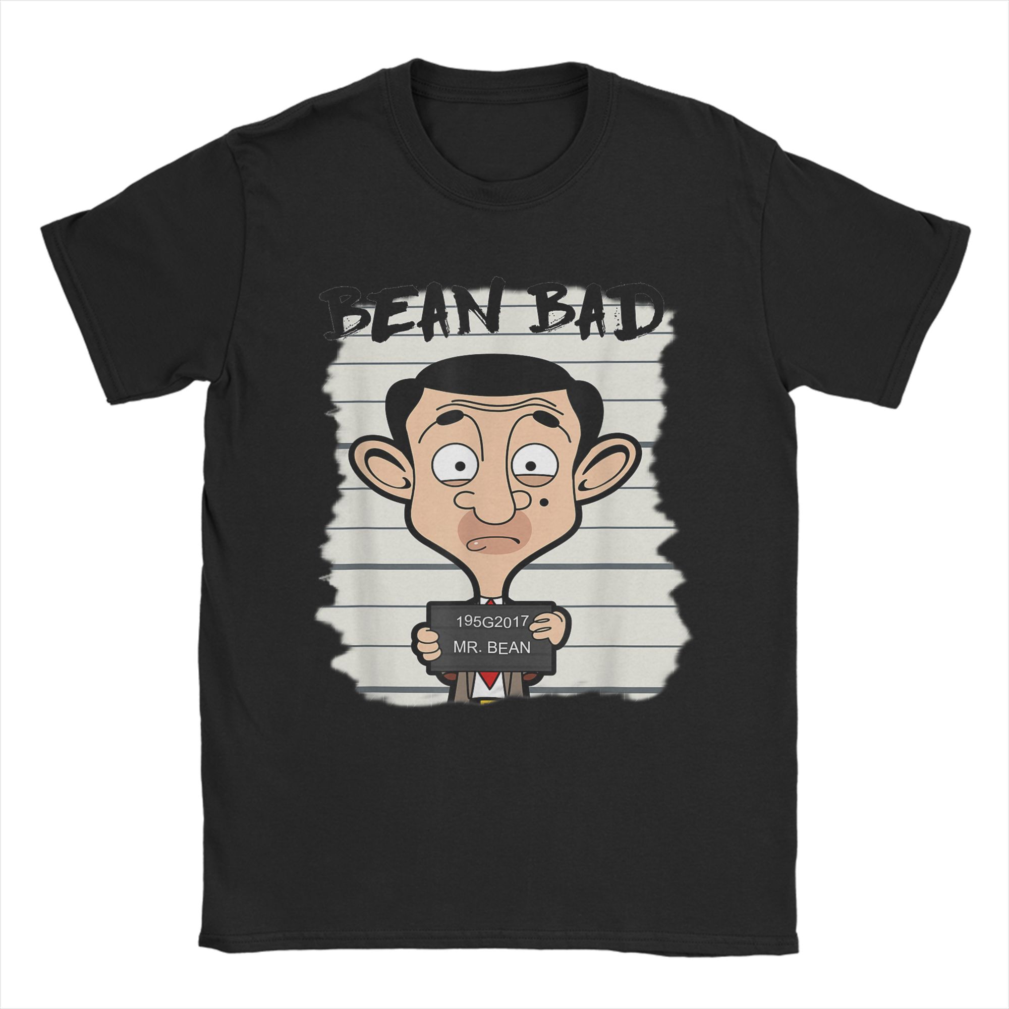 

Mr Bean Windy Bean T-Shirt Trendy Cool T Shirts Short-Sleeve Vintage Tops Summer 100 Cotton Breathable Plus Size 5XL Top Tees S