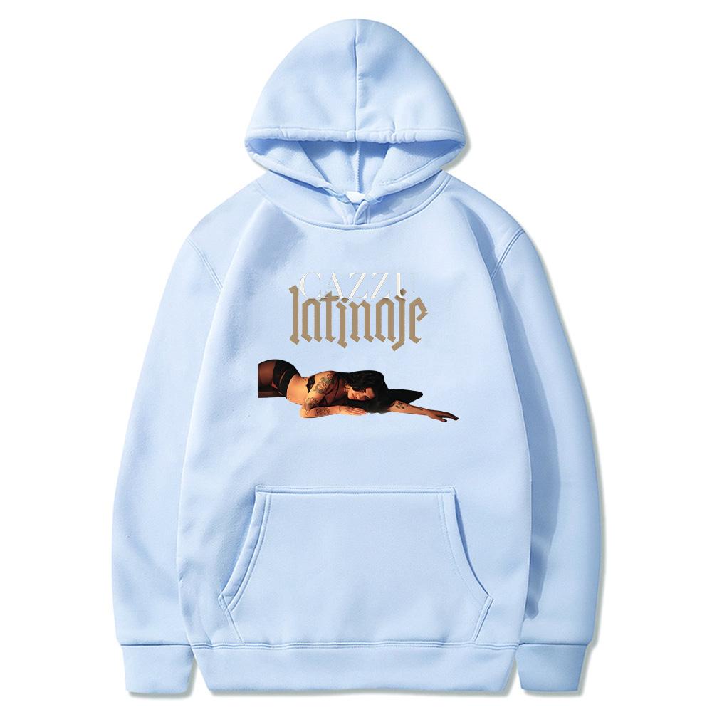 Cazzu Latinaje Tour Hoodies Trendy Men Women Sweatshirts for Autumn Winter Long Sleeve Pullovers Loose Casual Clothing
