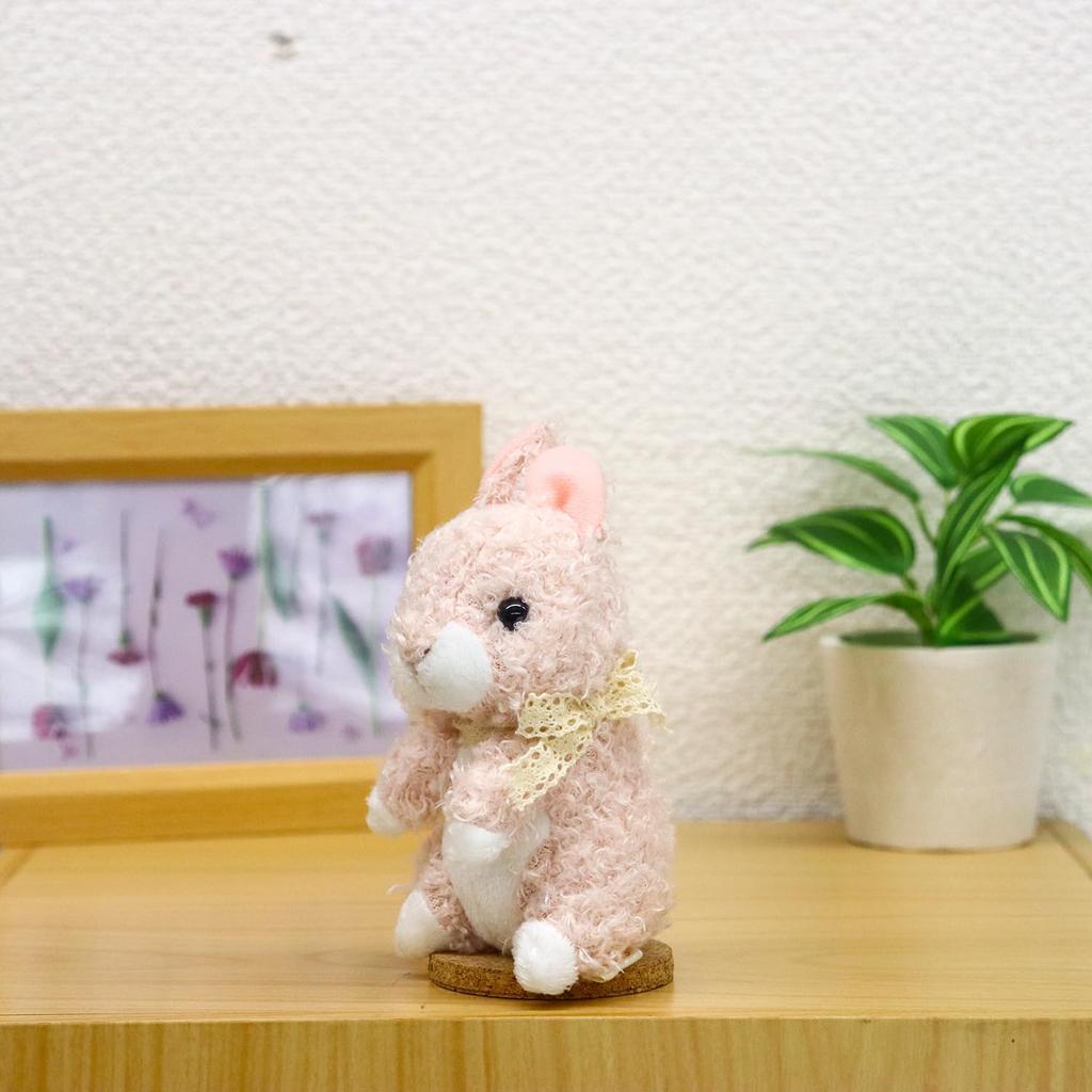 Shinada Honey Bunny (S) with Ball Chain, Pink