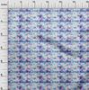 oneOone Cotton Flex Blue2 Stoff, abstrakt, Zickzack, Nähen, Basteln, Projekte, Stoffdrucke, Meterware, 40 Zoll