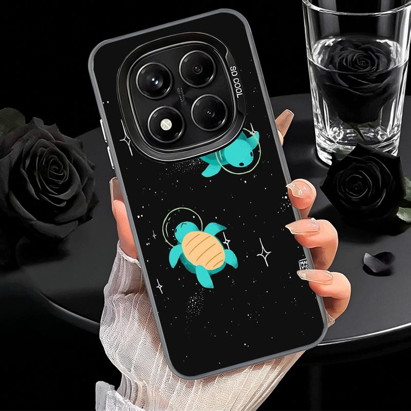 Cartoon Ocean Sea Turtle Soft Phone Case for Xiaomi Redmi Note 13 14 15 Pro Plus 12S 12 11S 11 11T 10S 10 Shockproof Cover Back