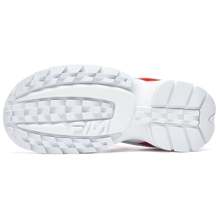 FILA Disruptor Mesh Lace-Up Beach Sandals Women sandals White Black F12W024506FWN