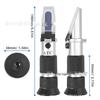 Handheld Honey Refractometer: 58-90 Brix Sugar Content & Baumé Meter