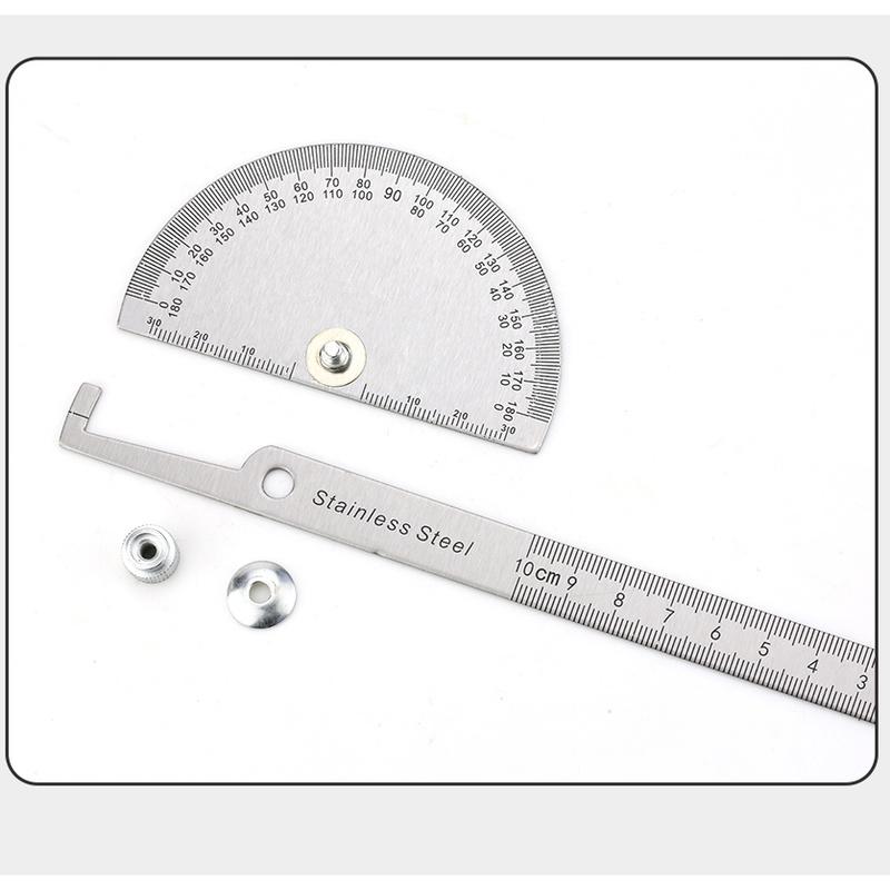 180 Grad Winkelmesser Finder Edelstahl Dreh Winkel Lineal Messwerkzeug C-XJ 180 Grad Winkelmesser Finder Edelstahl Dreh Winkel Lineal Messwerkzeug C-XJ