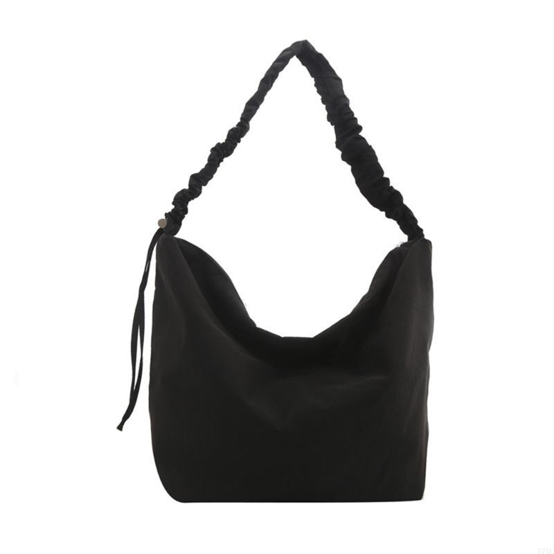 

X7XC Simple and Elegant Shoulder Bag Crossbody Purse Soft and Comfortable Cloud Bags for Women and Girls чорний