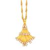 Gold-Plated Christmas Tree Pendant Necklace for Women – High-End, Niche Design, Versatile Collarbone Chain, Perfect Gift for Girlfriend
