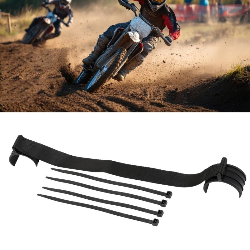 Quick Setups Recovery Strap for Motorcycle Emergency Towing Strong Nylon Material Lightweight Portable for Outdoor Use