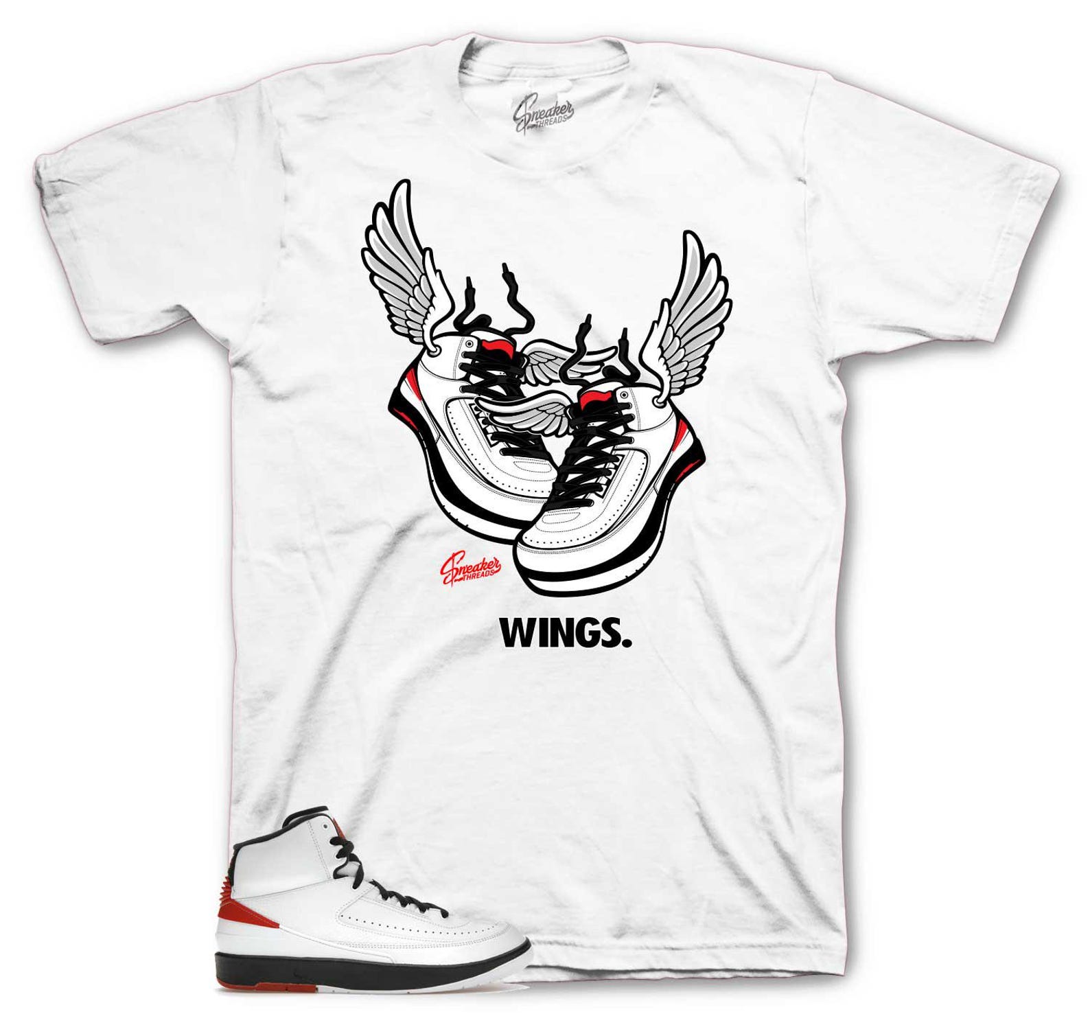 Shirts To Match Retro 2 Chicago AJ2 - Wings Sneaker Tees S