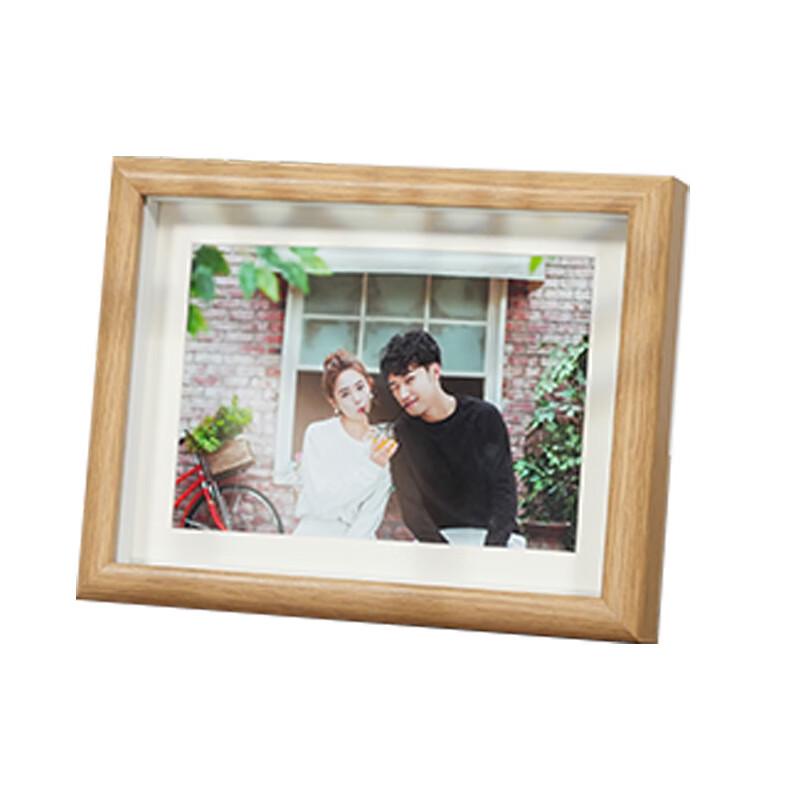 Li Shen Wooden Hollow Glass Desktop Photo Frame