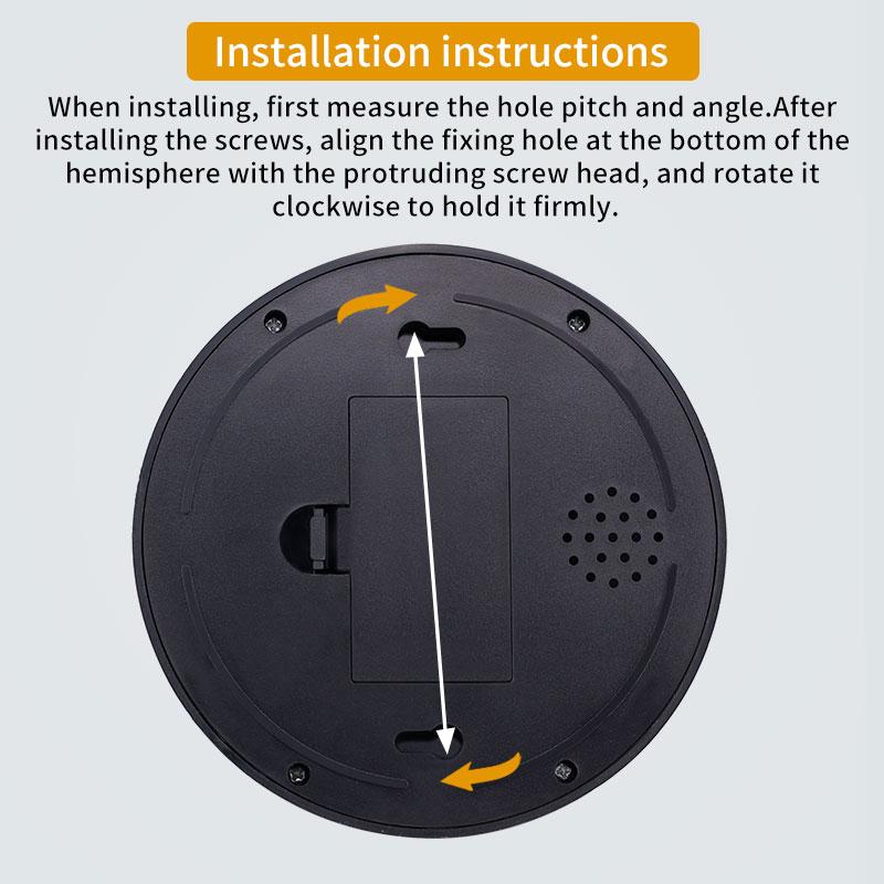 Large White Simulated Camera Light Surveillance Fake Hemisphere Indoor Use No Minimum Illumination No Infrared Light
