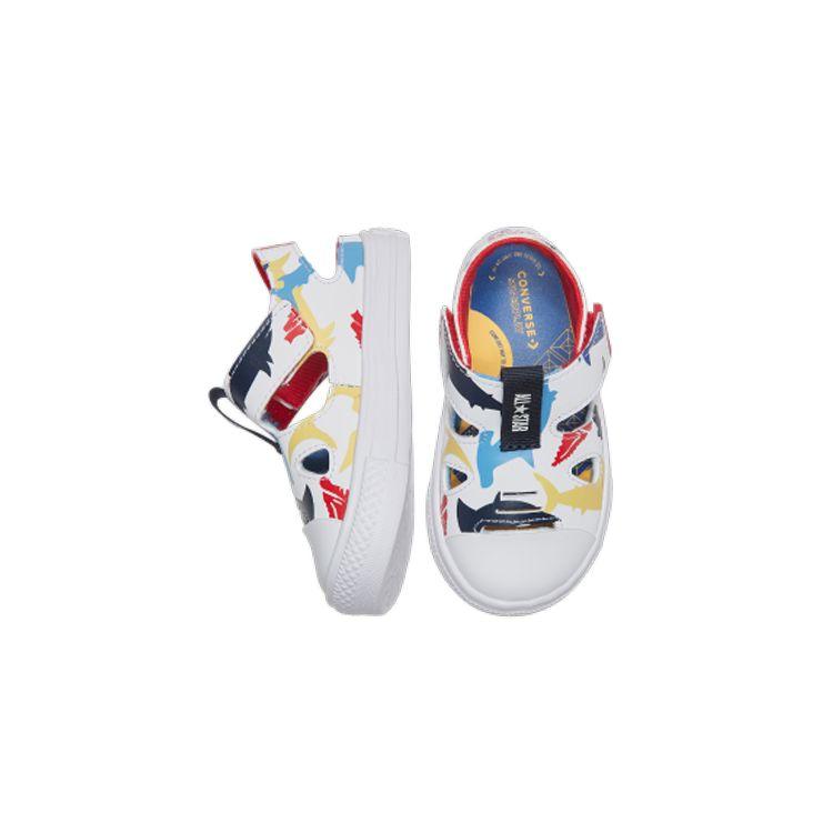 Converse Chuck Taylor All Star Superplay Sandal Baby Shoes White Blue Red 768149C