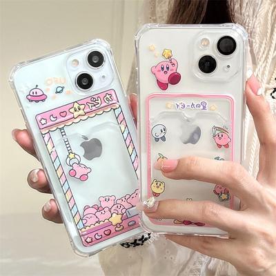 Cartoon Pink Star XR Apple 13/12 Handyhülle für iPhone 11/14, XS Max/15 Pro Klarer Einsatz
