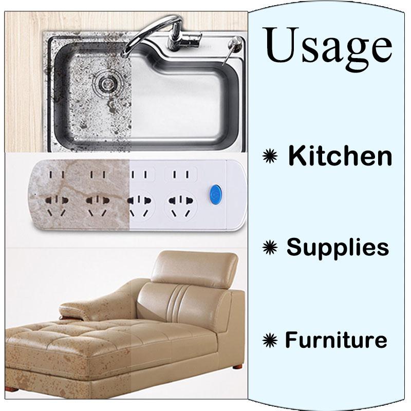 100ks/Lot Kouzelná houbička Guma Bílá Melaminová houbička na mytí nádobí Kuchyň Koupelna Kancelář Čistič Čisticí nástroje 100*60*20mm