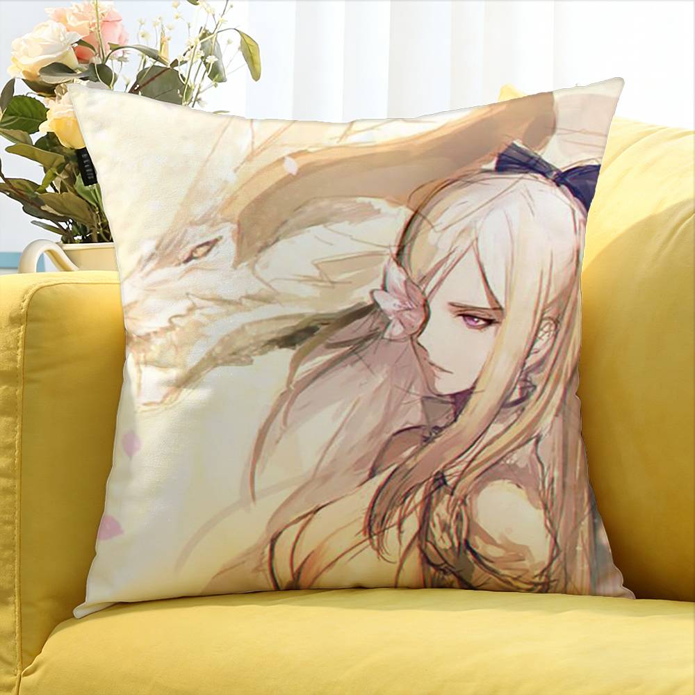 Game D-Drakengard 3 Zero Various Sizes Square Pillow Case For Car Home Bedchamber Decor