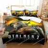 Spiel S.T.A.L.K.E.R. 2 Herz von Tschernobyl Bettwäsche-Set Cartoon Anime Dreiteiliges Set Schlafzimmer für Jungen Bettbezug-Sets
