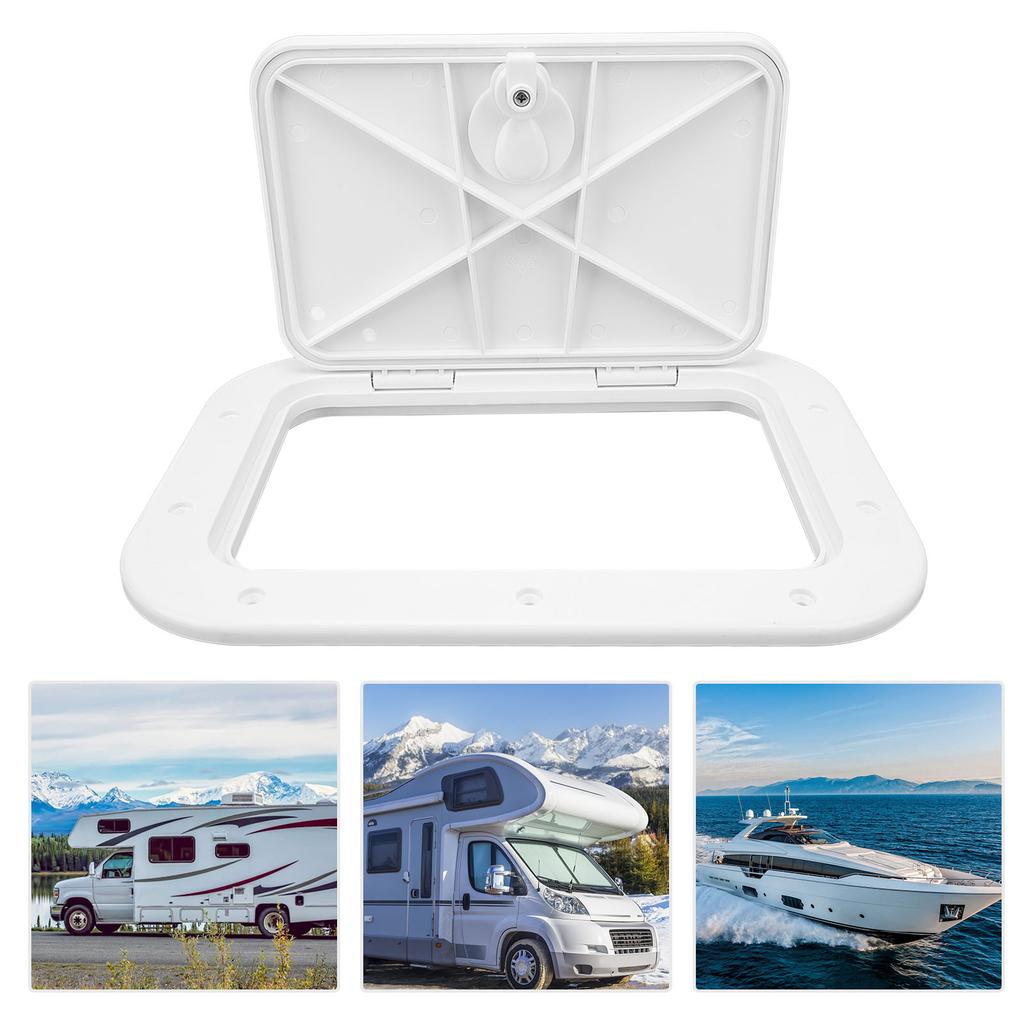 Boat Deck Access with Lid ABS Anti Aging Proof Compartment Door for RV Trailer Yacht