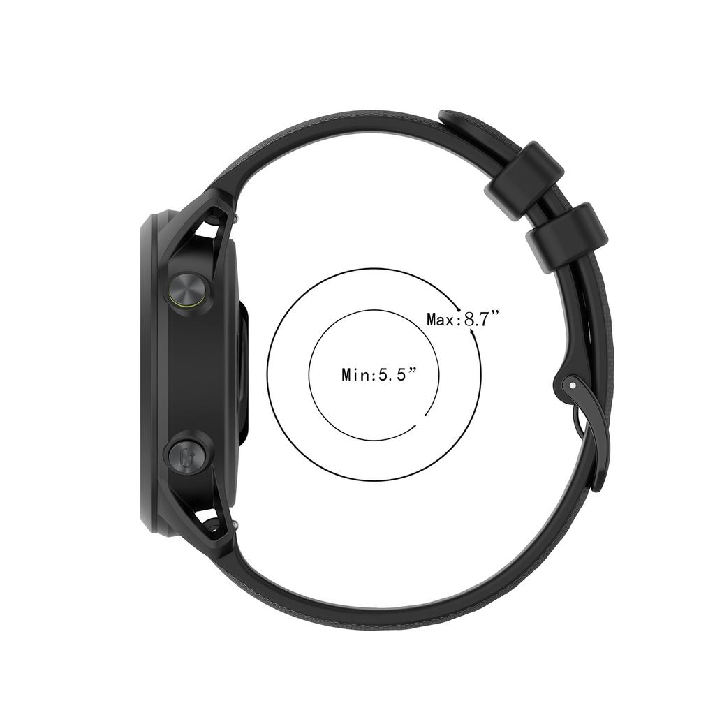 Silicone Strap for Garmin Forerunner 745 Silicone Bracelet Quick Release for Garmin Forerunner 745 22mm Sport Silicone Strap