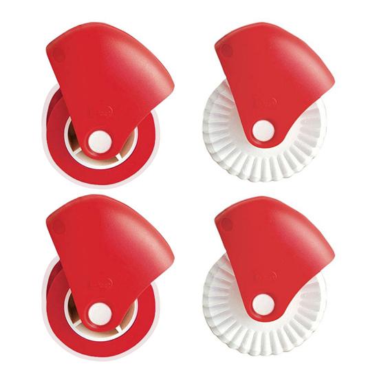 Pastry Wheel Decorator And Cutter Pie Crust Wheel Plastic Pie Decoration Cutter Lattice Cutting Tool Kitchen Gadget