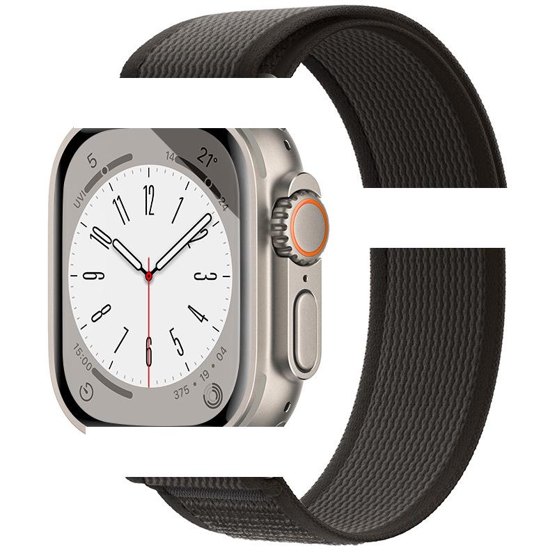 Apple Watch Ultra 10/9 Nylon Woven Velcro Trail Loop Strap