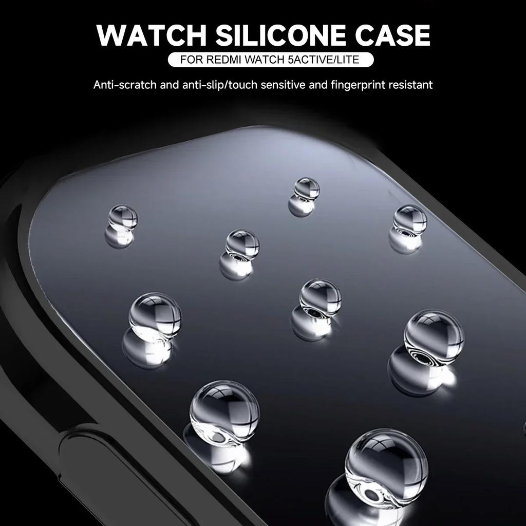 Magnetisches Silikonarmband + Hülle für Xiaomi Redmi Watch 5 Active Lite Smartwatch Armband und Hülle für Redmi Watch 5 Active Lite