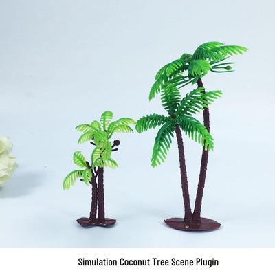 Dinosaur Forest Coconut Tree Cake Topper for Birthday Baking Decoration